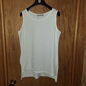 Incashmere hi low tank top NWT